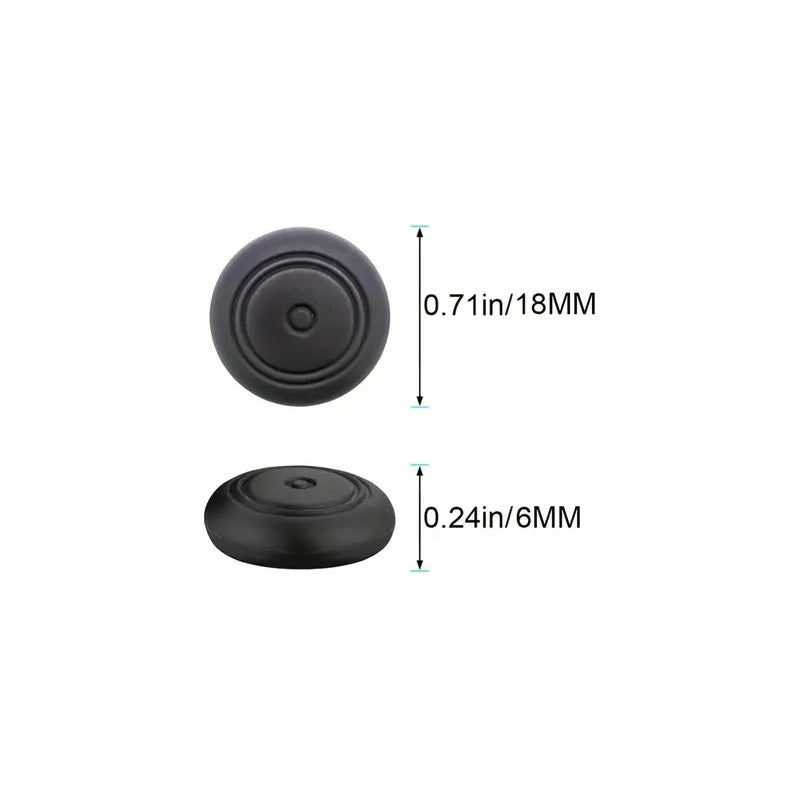 2X PROTECTOR SILICONA JOYSTICK MANDO CONTROL JOY-CON NEGRO NEGRO