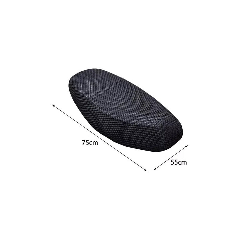 FUNDA COBERTOR COJÍN ASIENTO MOTO AISLAMIENTO TÉRMICO NEGRO