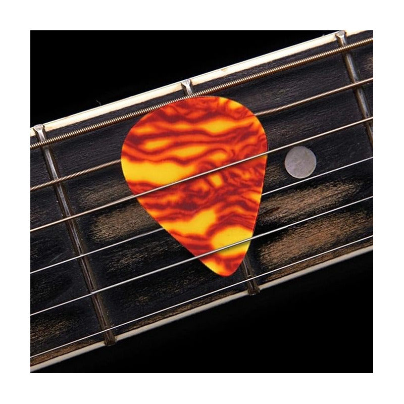 5X PUAS PICKS UÑAS GUITARRA ACÚSTICA ELÉCTRICA COLOR VARIADO VARIADO FINO