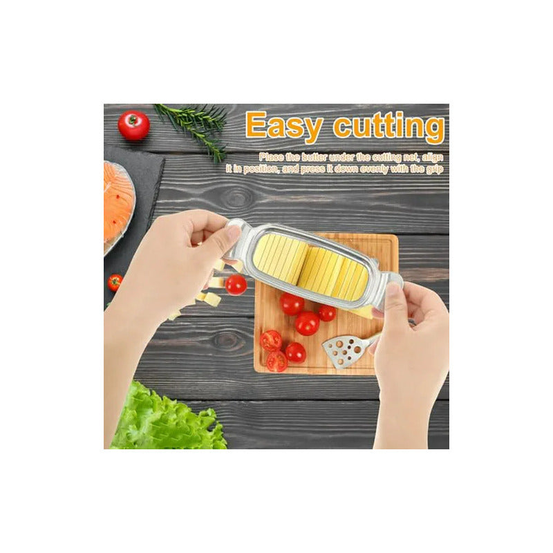 CORTADOR QUESO MANTEQUILLA TOFU PROFESIONAL COCINA PLATEADO