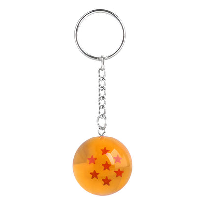 LLAVERO GOKU 7 STAR ESFERAS DEL DRAGON BALL Z SUPER SAYAYIN NARANJA