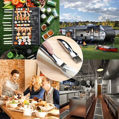 CORTADOR FINO TIRAS COCINA GROUMET RESTAURANTE FINE DINE PLATEADO