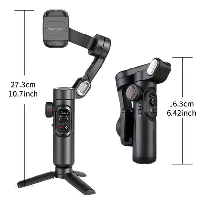 GIMBAL AOCHUAN SMART XE SEGUIMIENTO AI 3 EJES CELULAR NEGRO