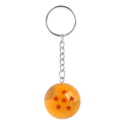LLAVERO GOKU ESFERAS DEL DRAGON BALL Z SUPER SAYAYIN 6 STAR NARANJA