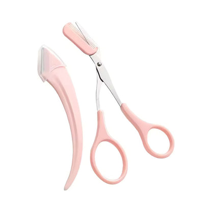 TIJERAS Y PERFILADOR KIT DEPILADOR ARREGLO CEJAS PEINE