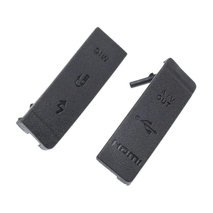 TAPA COBERTOR GOMA CAUCHO CONEXIONES CANON 5D MARK 2 NEGRO