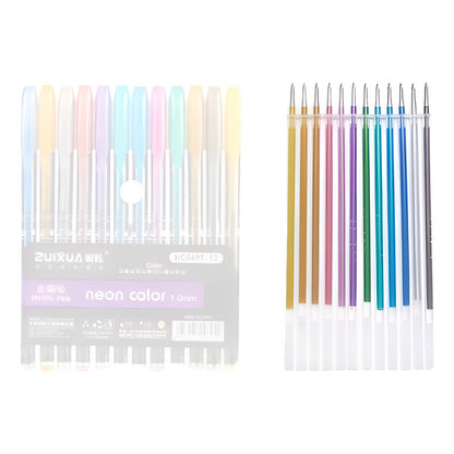 12X MINA REPUESTO RESALTADOR METÁLICO ARTISTICO HC6407-12