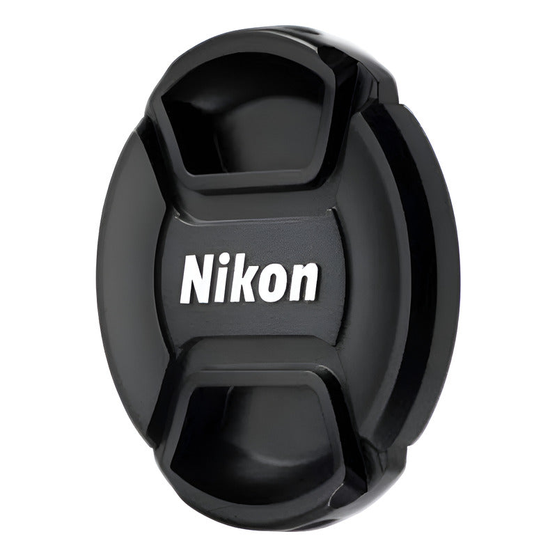 TAPA Ø82MM LENTE NIKON FRONTAL+CUERDA FOTO VIDEO CAMARA NEGRO