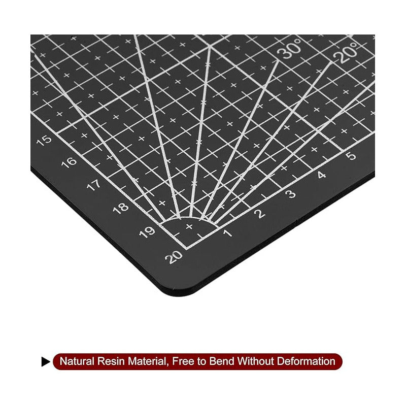 A3 TAPETE ALFOMBRILLA CORTE PAPEL MANUALIDADES BISUTERIA NEGRO