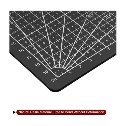 A3 TAPETE ALFOMBRILLA CORTE PAPEL MANUALIDADES BISUTERIA NEGRO