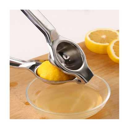 EXPRIMIDOR CÍTRICOS ACERO INOXIDABLE ANTIDESLIZANTE COCINA PLATEADO