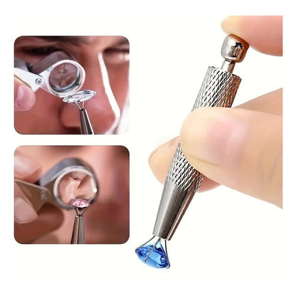 PINZAS JOYERÍA 4 PUNTAS PRECISIÓN ARTESANÍAS PIEDRERÍA