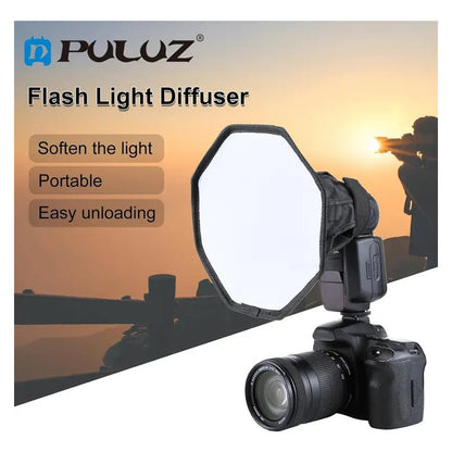 CAJA LUZ OCTAGONAL 8  FLASH EXTERNO SOFTBOX PLEGABLE N/A