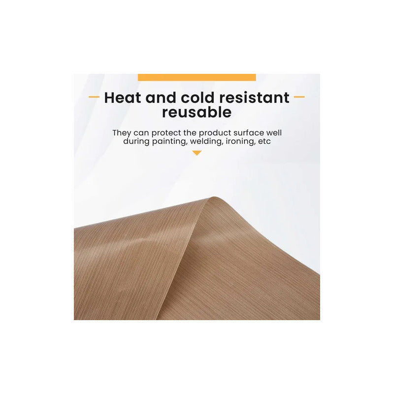 HOJA TEFLÓN 20X15 CMS SUBLIMACIÓN COCINA PLANCHA CALOR HORNO MARRÓN CLARO