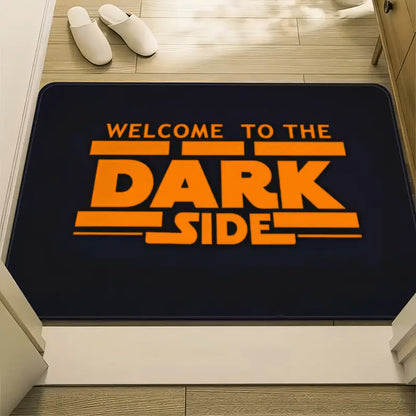 TAPETE HOGAR COCINA ENTRADA CASA DARK SIDE NARANJA 40X60 60 CM 40 CM STAR WARS NEGRO/NARANJA