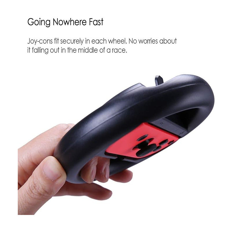 VOLANTES COMPATIBLE JOY-CON NINTENDO SWITCH & OLED NEGRO