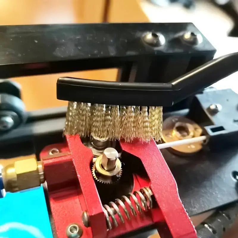 SET 3 CEPILLOS TRABAJO PESADO INDUSTRIAL ACERO LATÓN NYLON