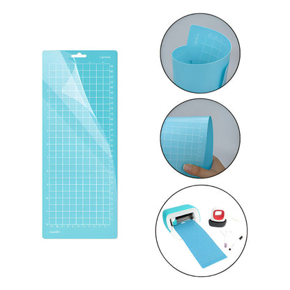 TAPETE CORTE 12  X 4.5  PARA CRICUT JOY LIGHT GRIP AZUL AGUA