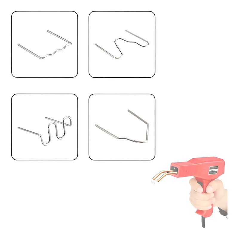 20X GRAPAS SOLDAR PLÁSTICO REPARACIÓN RESTAURACIÓN PLATEADO 110V