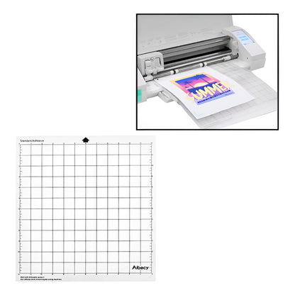 TAPETE CORTE 12X12 STANDAR GRIP PARA CAMEO CRICUT TRANSPAREN TRANSPARENTE