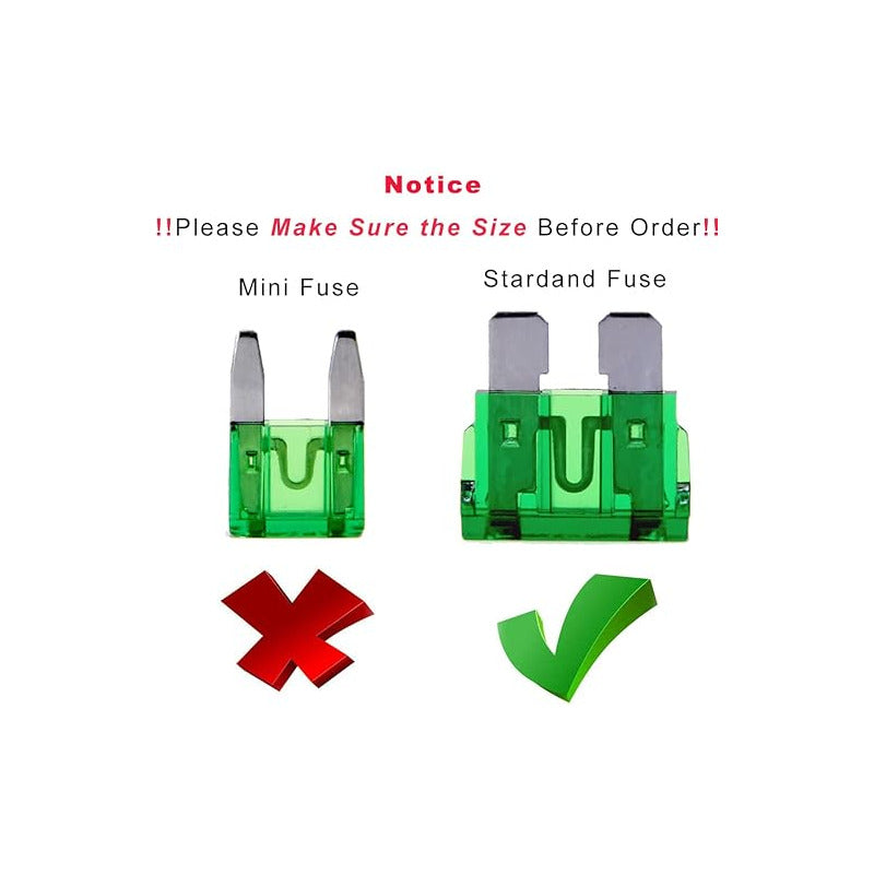 JUEGO 5 FUSIBLES STANDAR CARRO ATO/ATC DE 30A SET KIT