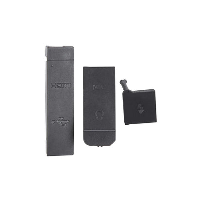 TAPA COBERTOR GOMA CAUCHO CONEXIONES CANON 5D MARK 4 NEGRO