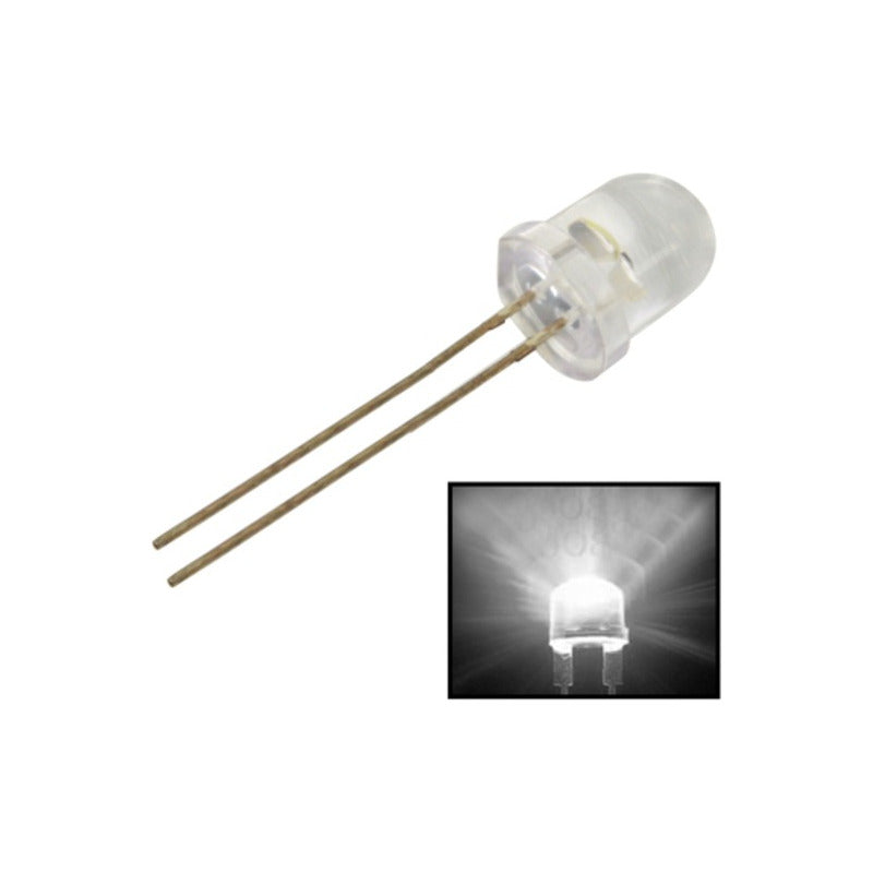 10X LUZ LED DIODO 3MM VERDE 20MA 3.0-3.2V 6000-7000MCD 3.0-3.2 VERDE