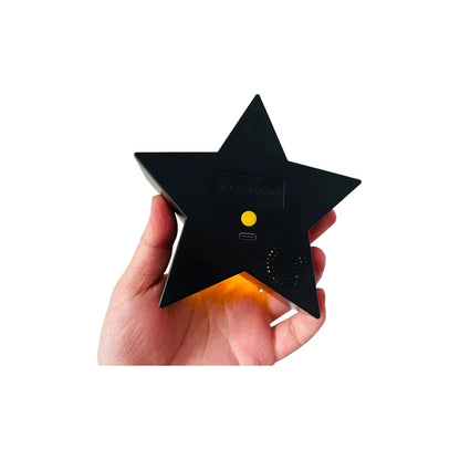 LÁMPARA USB RECARGABLE SUPER STAR MARIO BROS SONIDO JUEGO NEGRO AMARILLO 5V