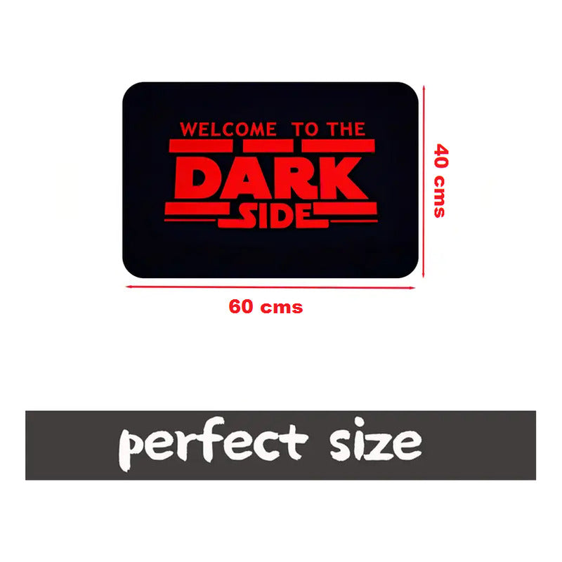 TAPETE HOGAR COCINA ENTRADA CASA DISEÑO DARK SIDE ROJO 40X60 60 CM 40 CM STAR WARS NEGRO/ROJO