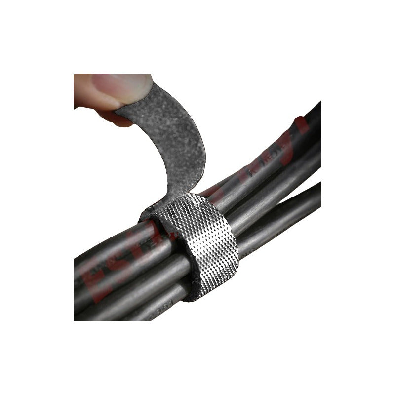 5 X ORGANIZADOR CABLES VELCRO ESCRITORIO OFICINA COMPUTADOR