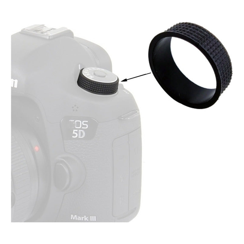 CUBIERTA GOMA SUPERIOR DIAL FUNCIONES CÁMARA CANON DSLR