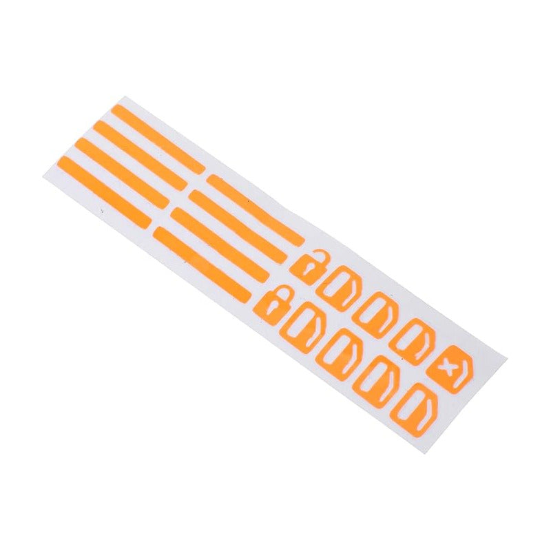 CALCOMANIA LUMINOSA ELEVAVIDRIOS FLUORESCENTE AUTOADHESIVA