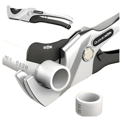 HERRAMIENTA CORTADOR TUBOS PVC PLATEADO