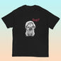 CAMISETA UNISEX NEGRA PUG SUP? IMPORTADA NEGRO PUG HODDIE - SUP L LISA