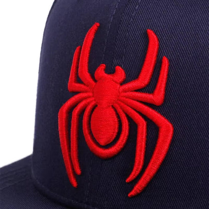 GORRA SPIDERMAN AZUL LOGO ROJO MARVEL AVENGERS CACHUCHA AZUL OSCURO 6