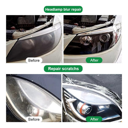 KIT PULIDO RESTAURACION LIMPIEZA FAROS LUCES CARRO CAMIONETA BLANCO