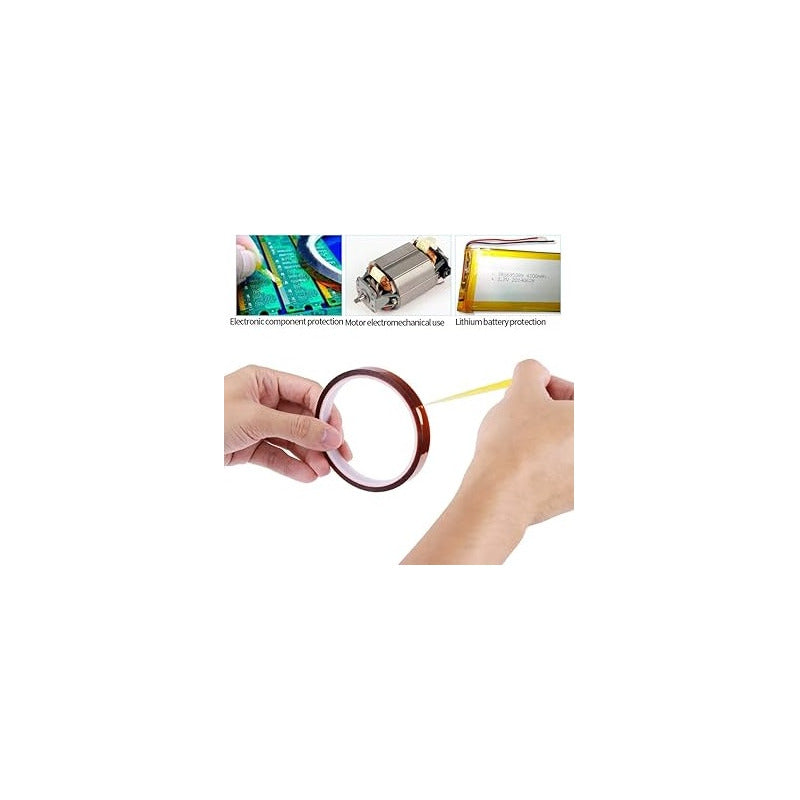 2X CINTA TÉRMICA 8MM 10MTS 50° 260°C SUBLIMACIÓN ELECTRÓNICA NARANJA CLARO