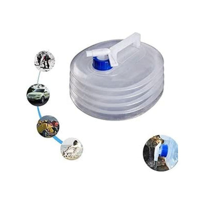CONTENEDOR PLEGABLE AGUA CAMPING PASEO PESCA GASOLINA 5 LTS