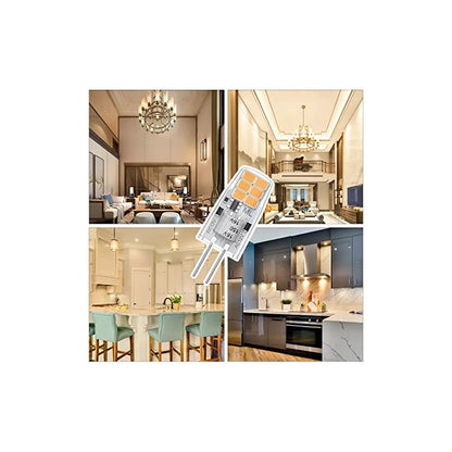 4X BOMBILLA LED G4 BASE BI-PIN 12V/110V 2835SMD 2700K CALIDA 110V CÁLIDA