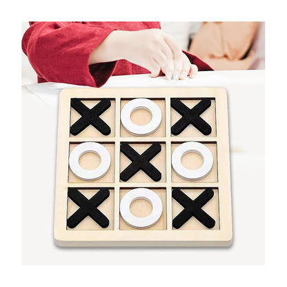 JUEGO MADERA TRIQUI TIC TAC TOE XO DIDÁCTICO MESA NIÑO NIÑA