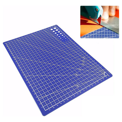 A3 TAPETE CORTE PAPEL MANUALIDADES BISUTERÍA ALFOMBRILLA AZUL MARINO