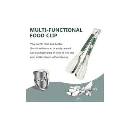 PINZA ACERO INOXIDABLE MULTIUSOS COCINA 28CMS RESTAURANTE PLATEADO