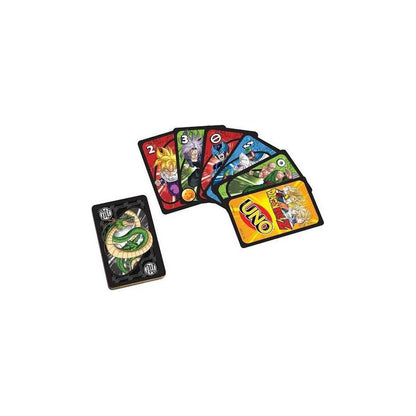 JUEGO CARTAS UNO DRAGÓN BALL Z GOKU VEGETA TRUNKS