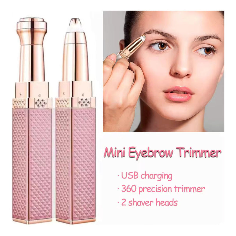 DEPILADOR ELECTRICO RECARGABLE ROSA 5V