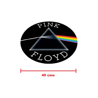 TAPETE ENTRADA CASA BAÑO ALCOBA REDONDO 40X40 CMS PINK FLOYD 40 CM 40 CM PINK FLOYD NEGRO