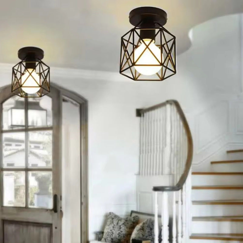 LAMPARA TECHO CRISTAL FLOR LOTO PETALOS LED 110V TRANSPARENTE