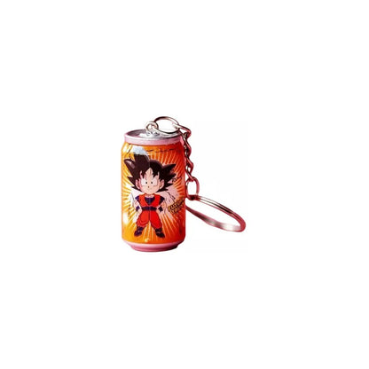 LLAVERO DRAGON BALL Z GOKU TIPO ENVASE LATA REFRESCO GASEOSA NARANJA