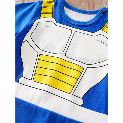 DISFRAZ BEBÉ VEGETA DRAGON BALL SAIYAJIN ROPA NIÑO AZUL MARINO 80-86