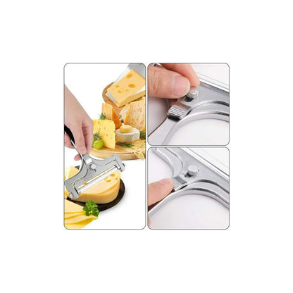 CORTADOR AJUSTABLE QUESO PROFESIONAL CULINARIA COCINA PLATEADO