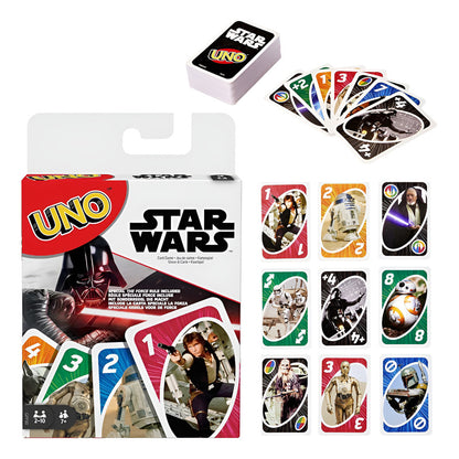 JUEGO CARTAS UNO VERSIÓN LIMITADA STAR WARS MESA DIVERSIÓN